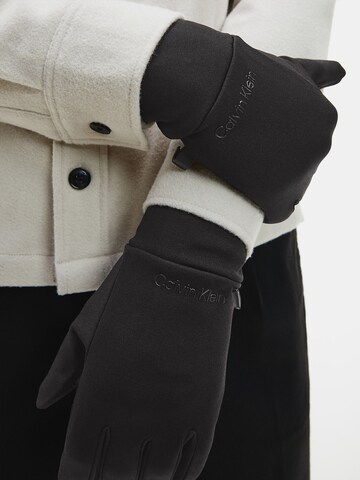 Calvin Klein Full finger gloves in Black