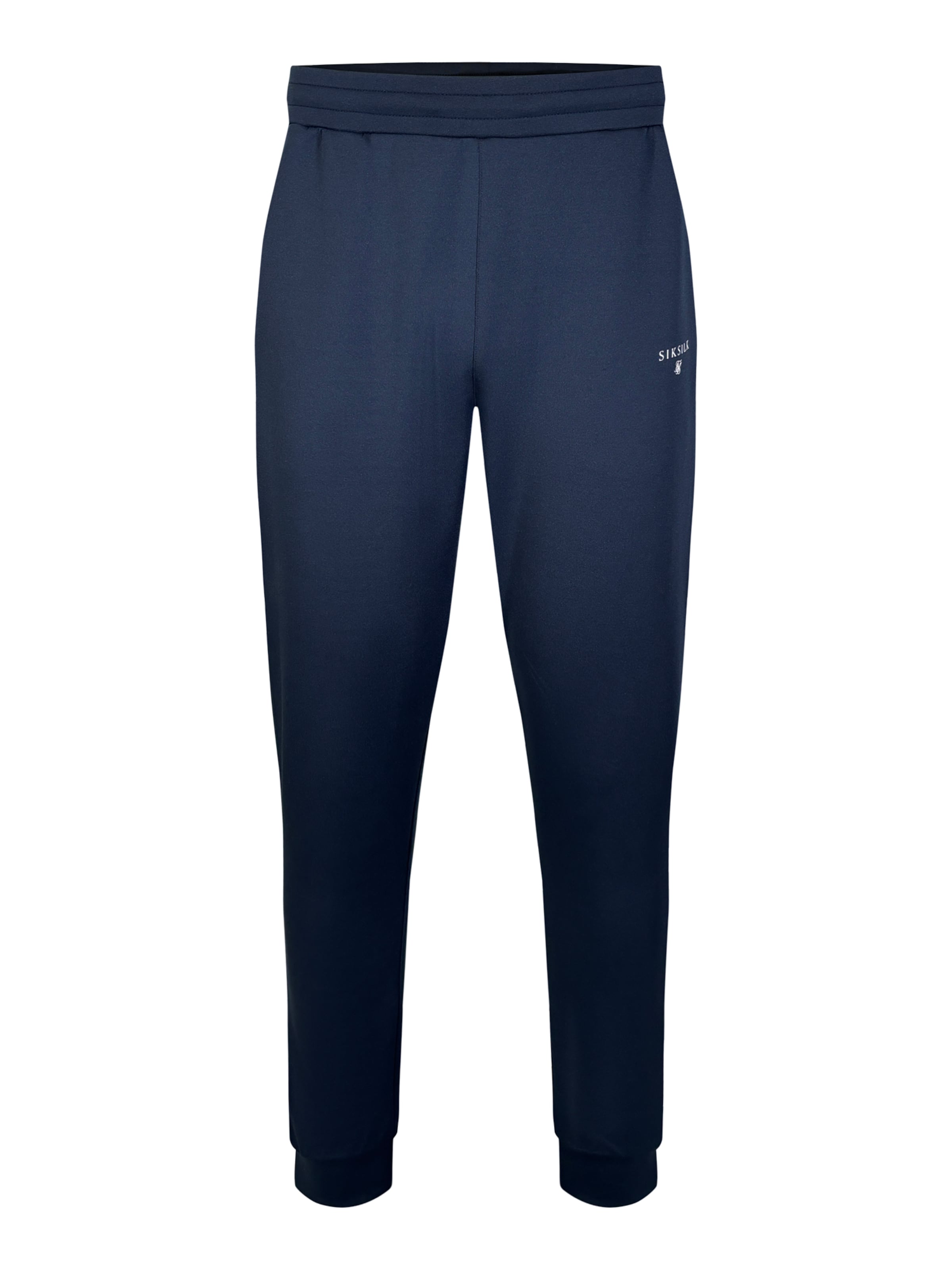 Effilé Pantalon de sport SikSilk en bleu : devant