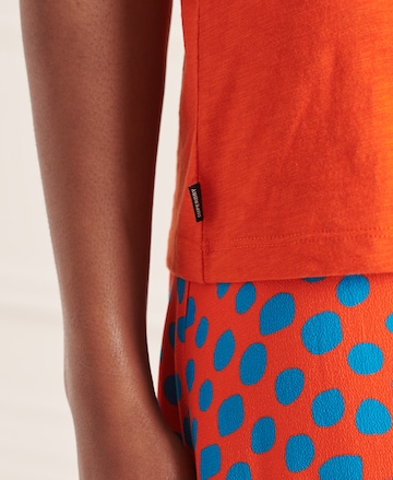 Superdry T-shirt i orange