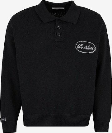 Another Cotton Lab - Pullover em preto: frente