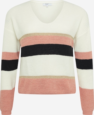 ABOUT YOU Curvy Sweater 'Leona' in Mixed colors: front