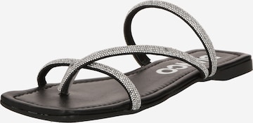 Bianco T-Bar Sandals 'BIASISSEL' in Black: front
