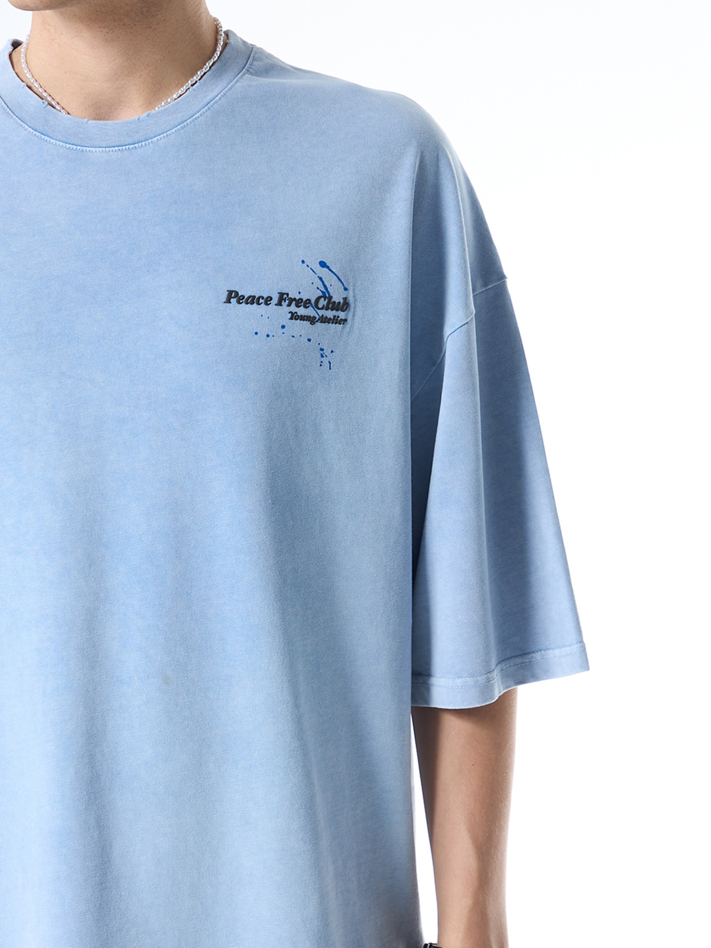 VAMOS CLO Tričko - Modrá