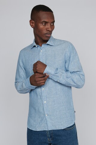 Matinique Regular fit Button Up Shirt 'Marc' in Blue: front