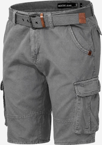 INDICODE Cargo Pants in Grey: front
