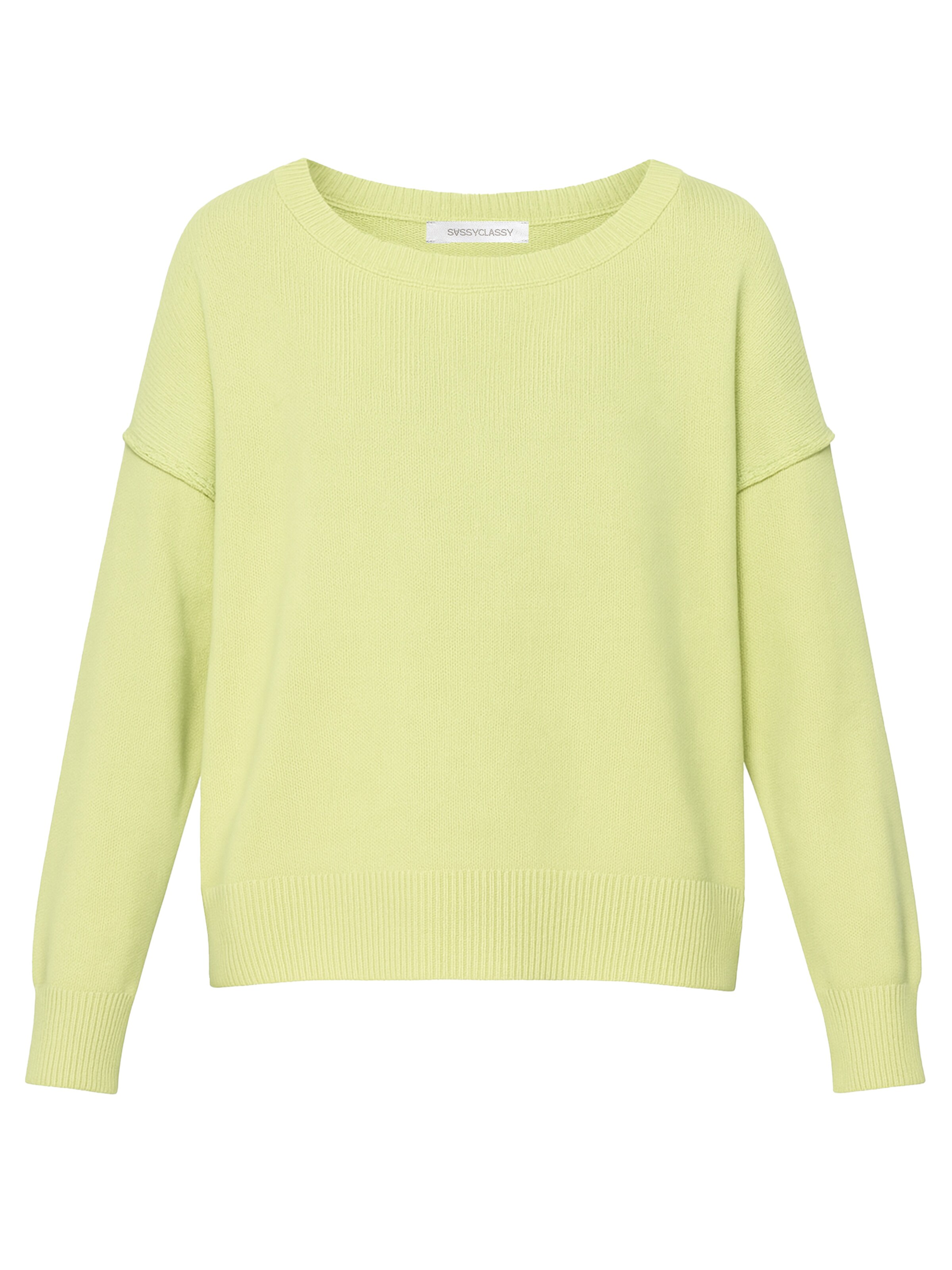 SASSYCLASSY Oversizepullover‌‌‌‌ in Grün: Vorderseite