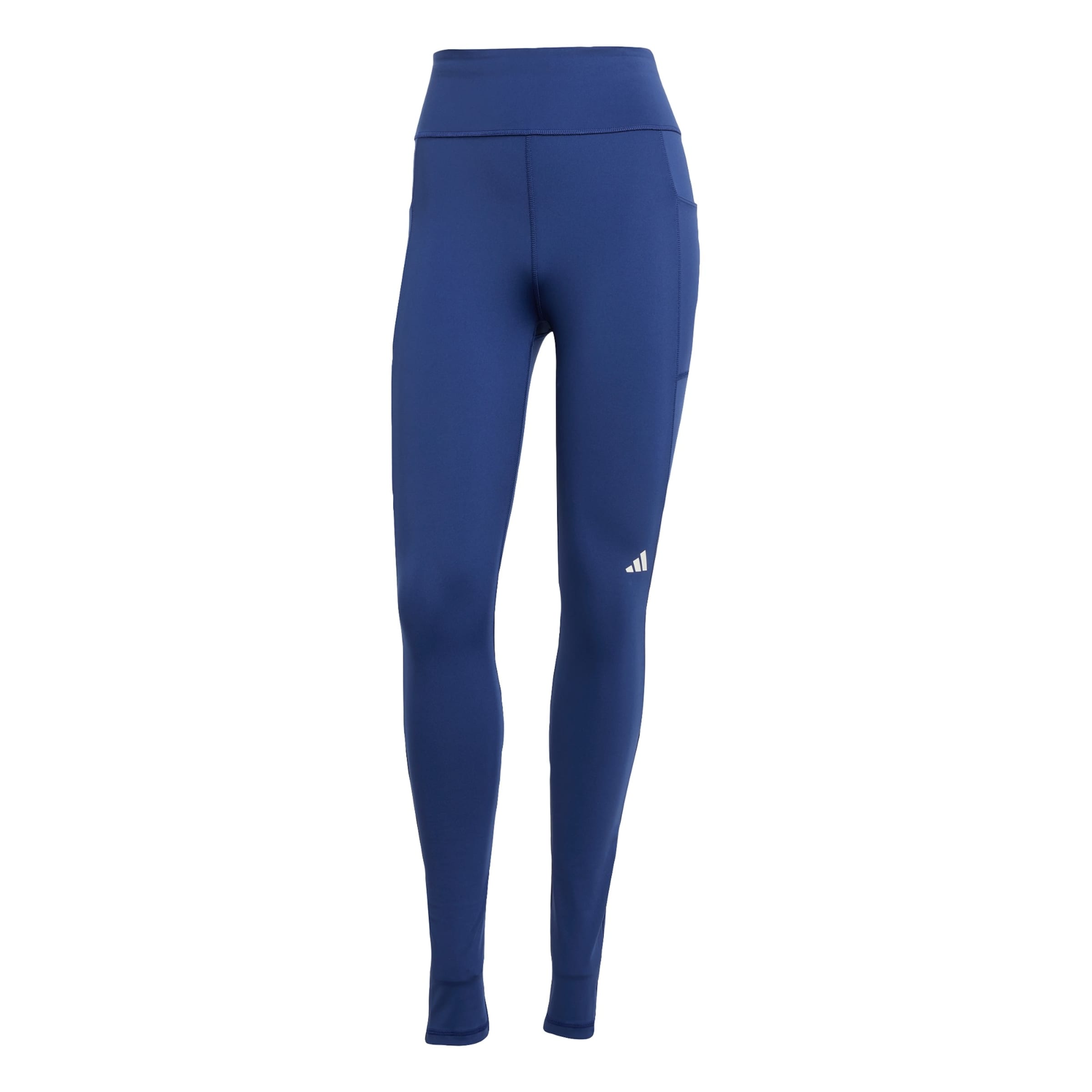 ADIDAS PERFORMANCE Skinny Sporthose 'Own The Run' in Blau: Vorderseite