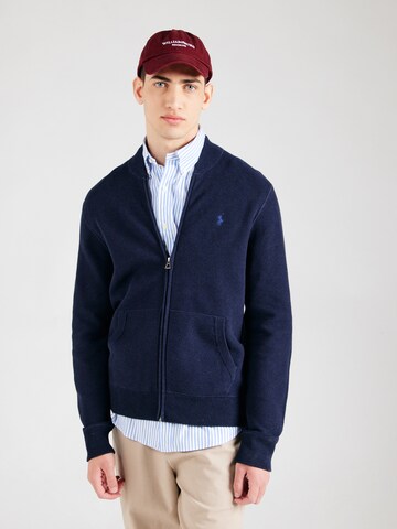 Polo Ralph Lauren Πλεκτή ζακέτα σε μπλε: μπροστά