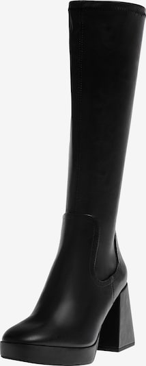 Pull&Bear Bottes en noir, Vue avec produit