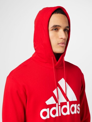ADIDAS PERFORMANCE Αθλητική μπλούζα φούτερ 'Essentials' σε κόκκινο
