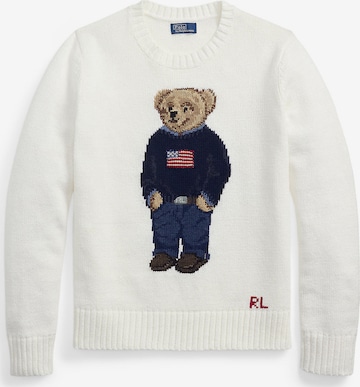 Pullover di Polo Ralph Lauren in bianco: frontale