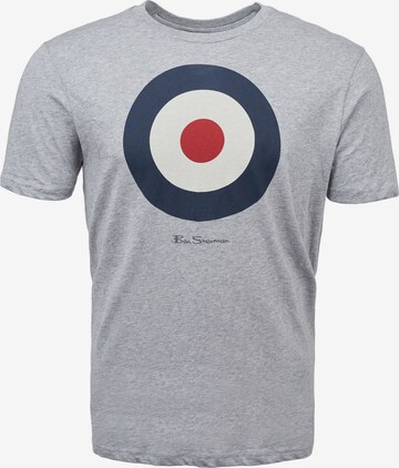 Ben Sherman Shirt 'Signature Target Tee' in Grey: front