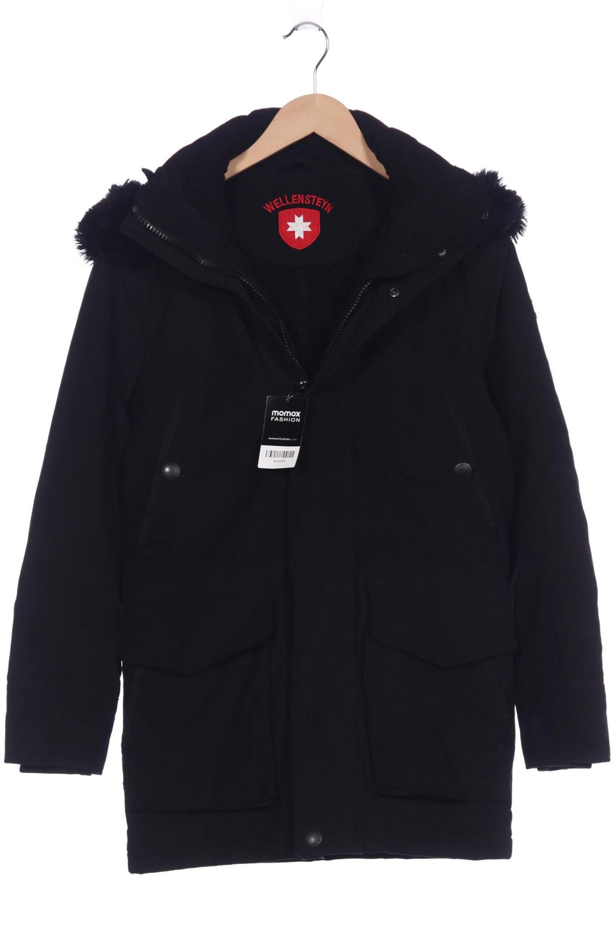 Wellensteyn Mantel S in Schwarz: Vorderseite