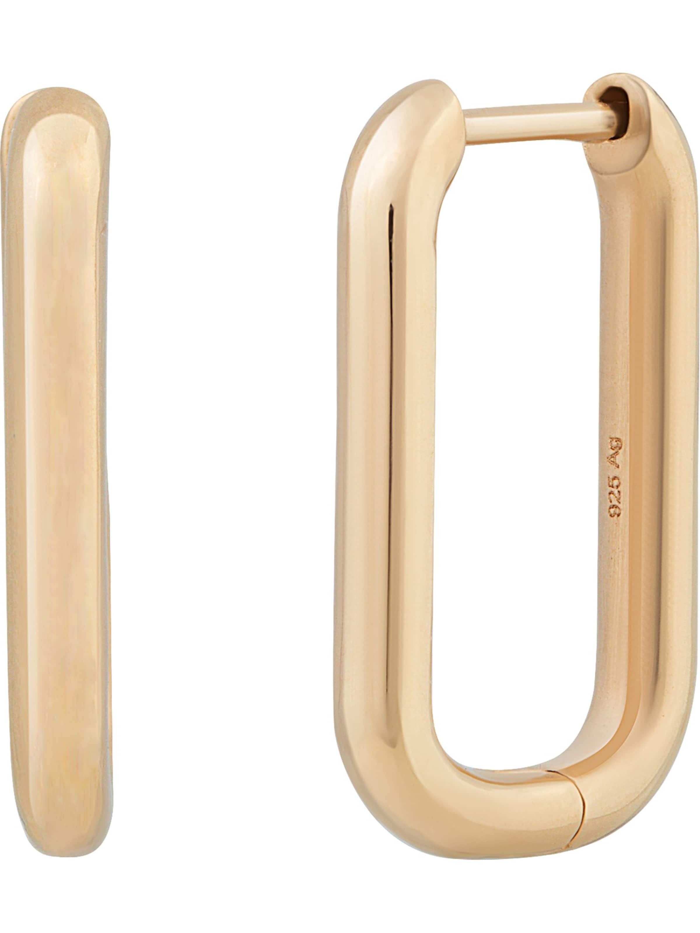 caï Ohrringe in Gold: Vorderseite