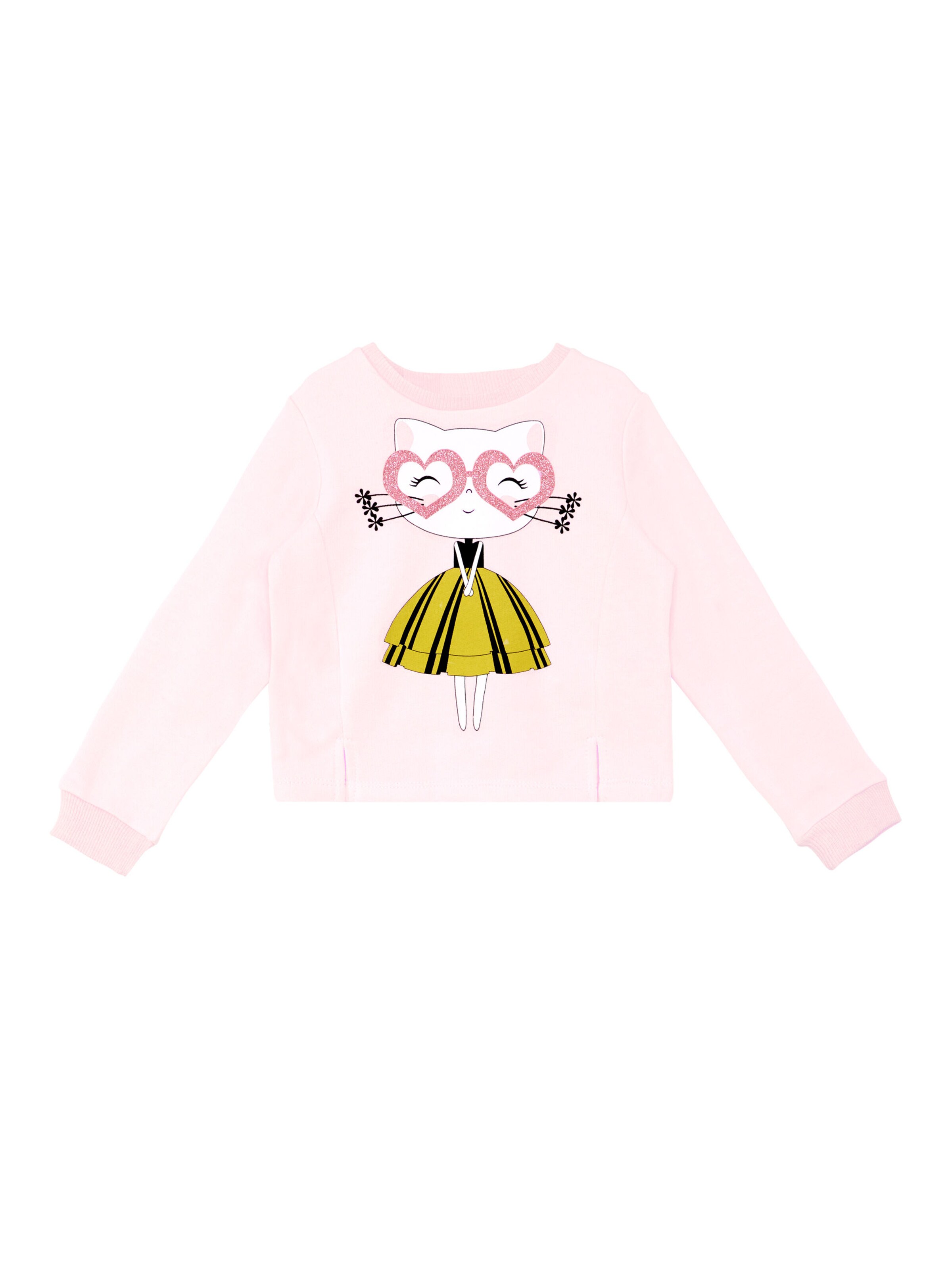 Abito 'Heart Glasses' di Denokids in rosa
