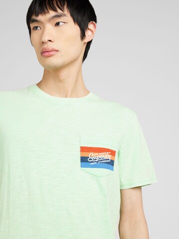 Tricou de la Superdry pe verde