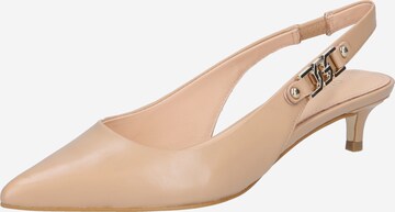 GUESS Slingpumps 'JEREN' in Beige: voorkant