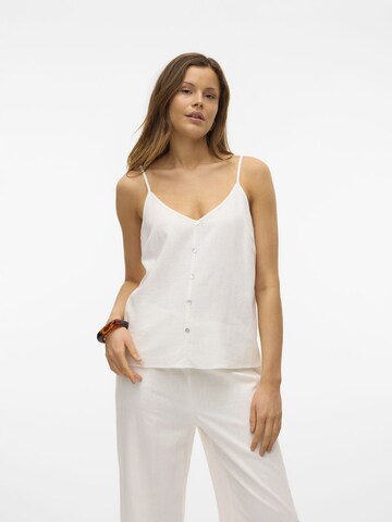 Haut 'VMMYMILO' VERO MODA en blanc : devant