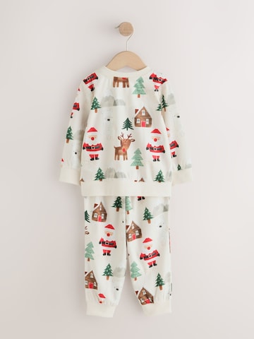 Next - Pijama 'Christmas' en blanco