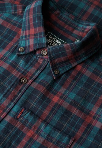 Superdry Regular fit Blouse in Groen