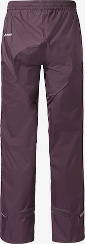 VAUDE Regular Outdoorbroek 'W Drop P II' in Lila