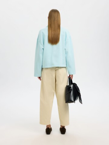 SELECTED Sweatshirt 'SLFari Gia' in Blau