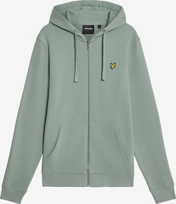 Veste de survêtement Lyle & Scott en vert : devant