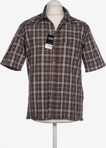 SALEWA Button Up Shirt in M in Brown: front