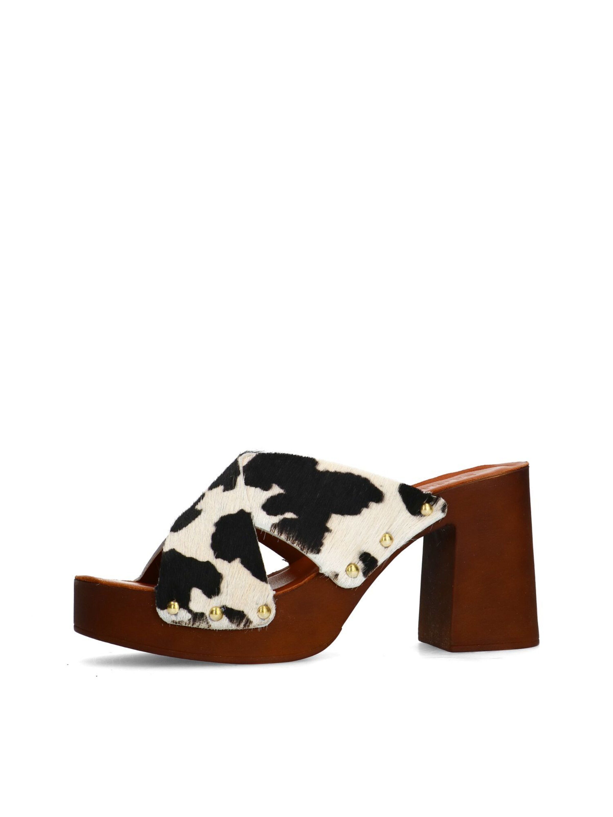 Mule SACHA en blanc : devant