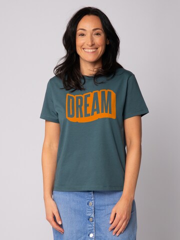 Watapparel T-Shirt 'Dream' in Grün: Vorderseite