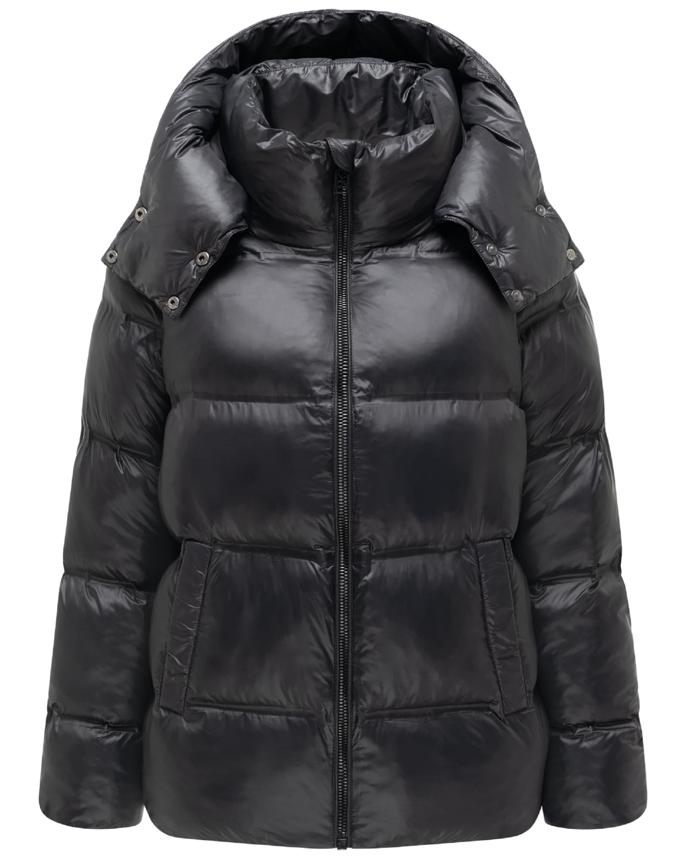 NAVAHOO Winterjas in Zwart: voorkant