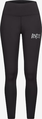 Skinny Pantalon de sport 'Maribel' Benlee en noir : devant