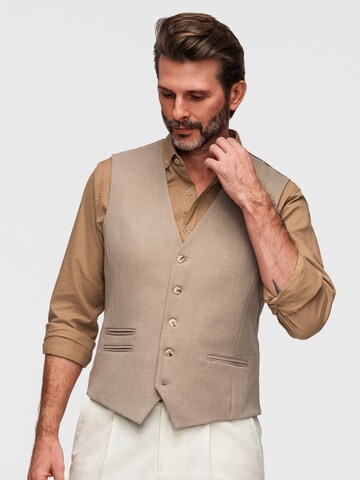 Ombre Weste in Beige