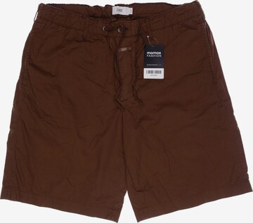 Closed Shorts in L in Brown: front