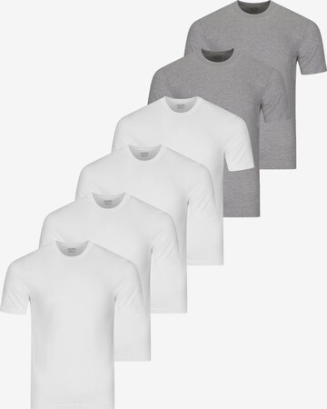 Ragman Undershirt 'Basic' in Silver: front
