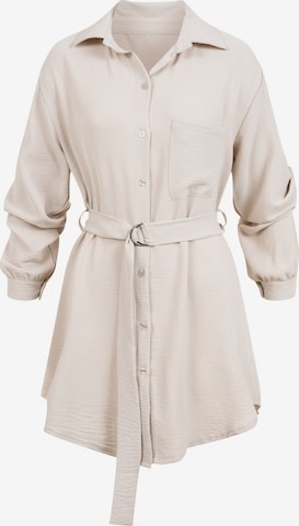 Cloud5ive - Vestido em bege: frente