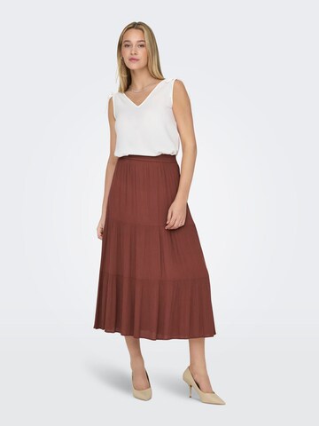 ONLY Skirt 'MIKKA' in Brown