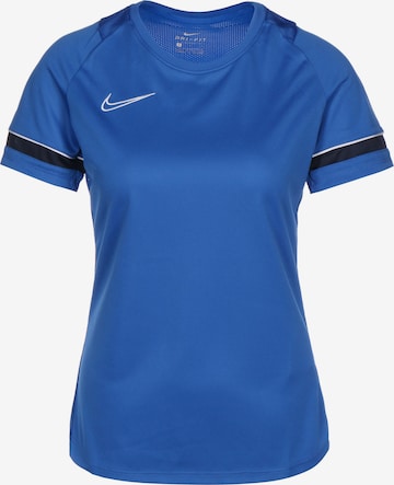 NIKE Funktionsshirt 'Academy 21' in Blau: predná strana