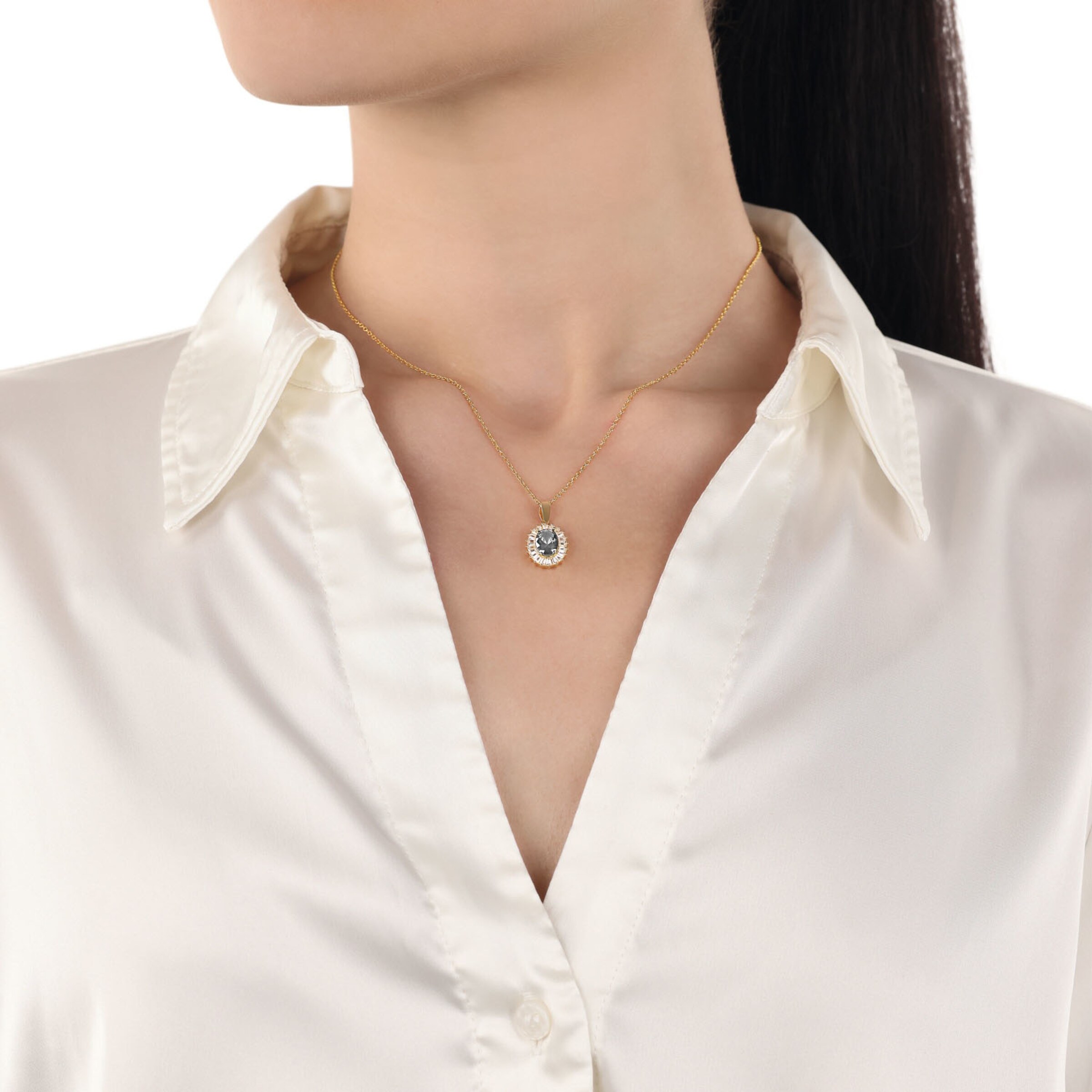 AMOR Necklace in Gold: front