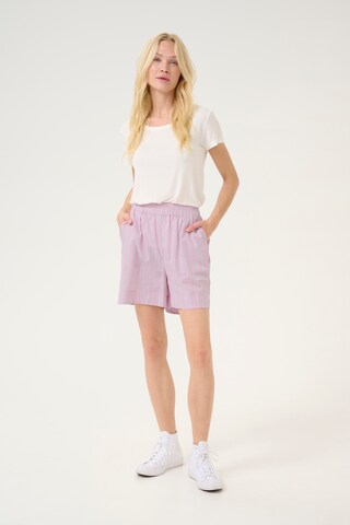 CULTURE Loosefit Bukser 'Velo' i pink