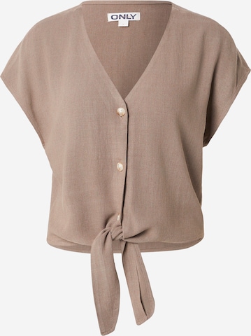 ONLY Blouse 'ONLSIESTA' in Brown: front