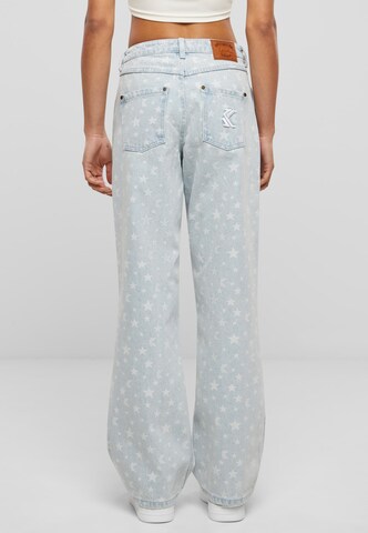 Karl Kani Wide Leg Jeans in Blau