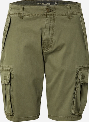 Pantalon cargo 'Sully' INDICODE JEANS en vert : devant