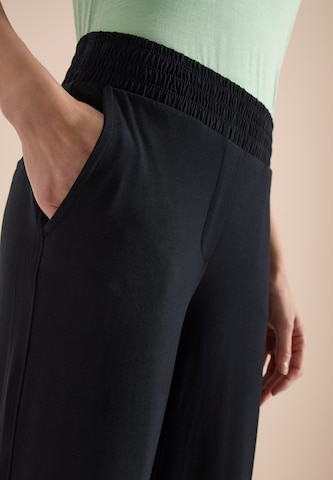 CECIL Wide leg Broek in Zwart