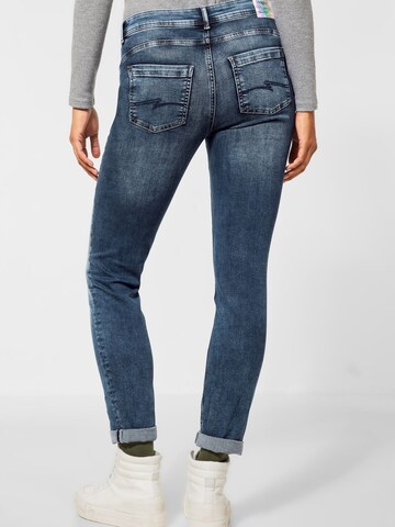 STREET ONE Slimfit Jeans in Blauw