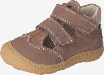 PEPINO by RICOSTA First-Step Shoes in Brown: front