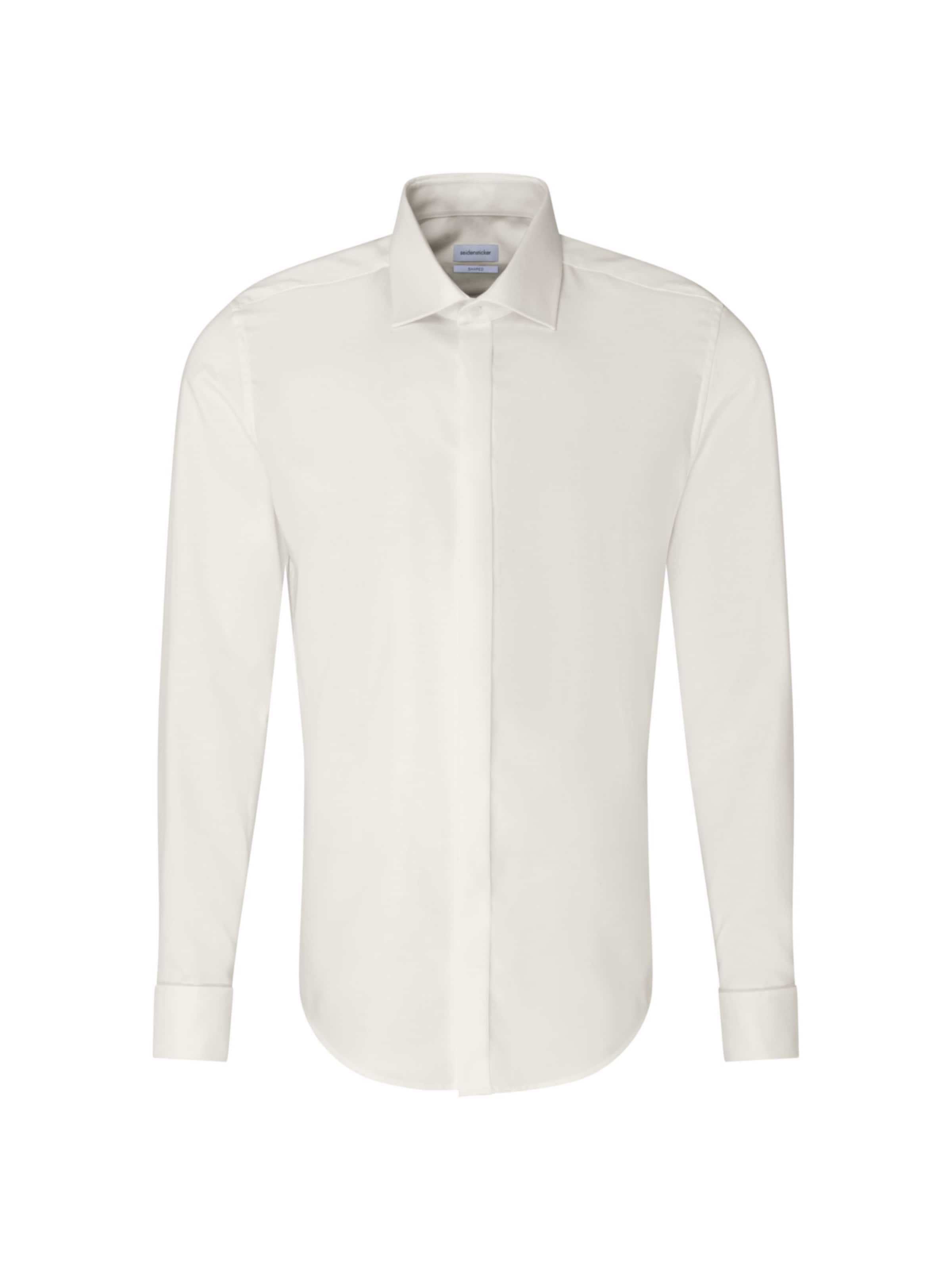 SEIDENSTICKER Slim Fit Hemd 'Gala' in Weiß: Vorderseite