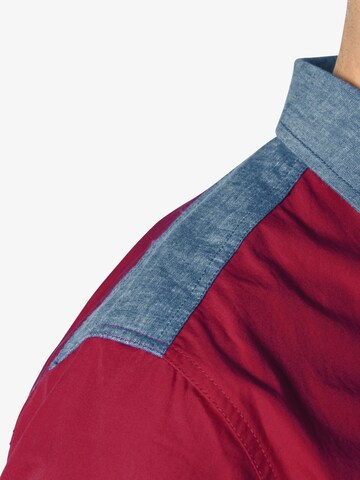 Jan Vanderstorm Comfort fit Button Up Shirt 'Herkko' in Red