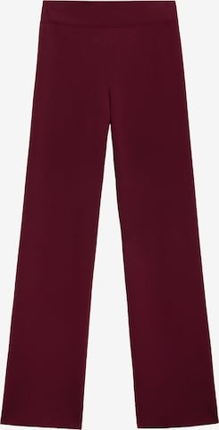 MANGO Regular Broek 'Yolando' in Rood: voorkant