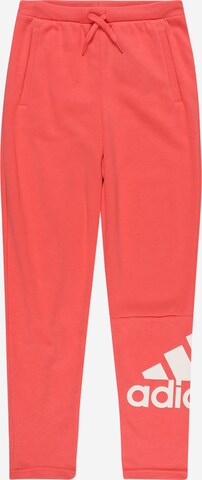 ADIDAS SPORTSWEAR Workout Pants in Orange: front